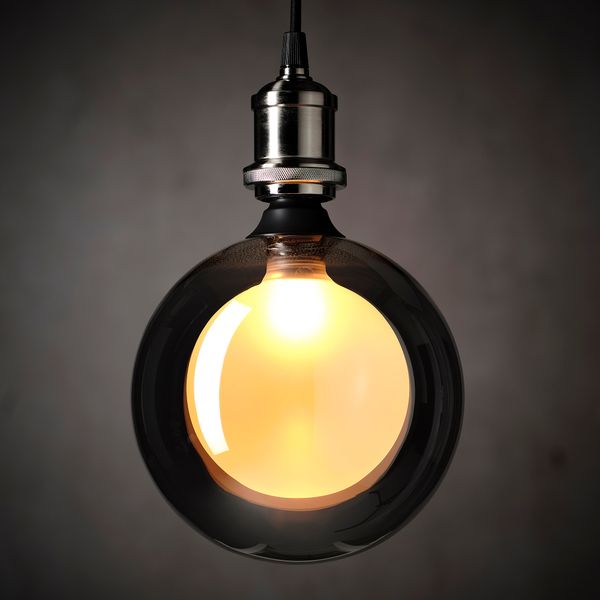 Подвесной светильник, двойной шар никелированный IKEA MOLNART, HATTEFJÄLL ХАТТЕФЬЕЛЛЬBY ЭЛЛЬБИ 294.782.18 - фото 4