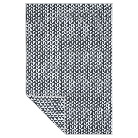 Одеяло, черный/треугольник 100x150 см IKEA LURVIG ЛУРВИГ 604.843.73