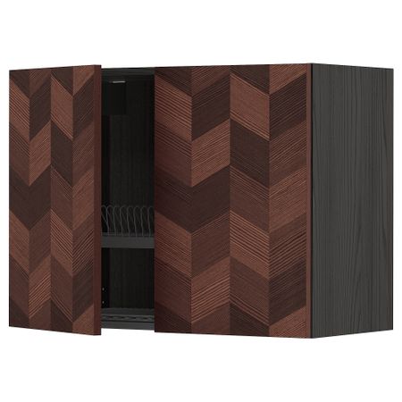 Навесной шкаф с сушилкой, 2 дверцы, 80x60 cm IKEA METOD МЕТОД 194.698.94