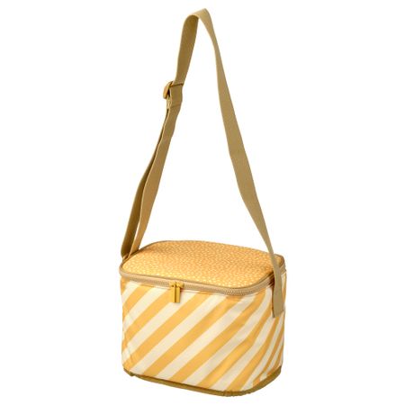 Сумка-холодильник, 26x19x19 см, в полоску,ярко-желтый IKEA SOMMARFLOX 605.492.80