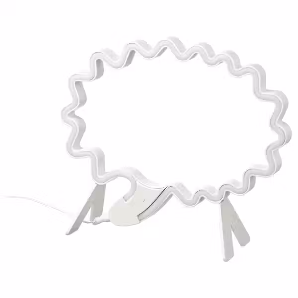 SNÖDJUP СНЁДЬЮП Декоративная подсветка, светодиоды - рамочка белый/разноцветный - фото 1