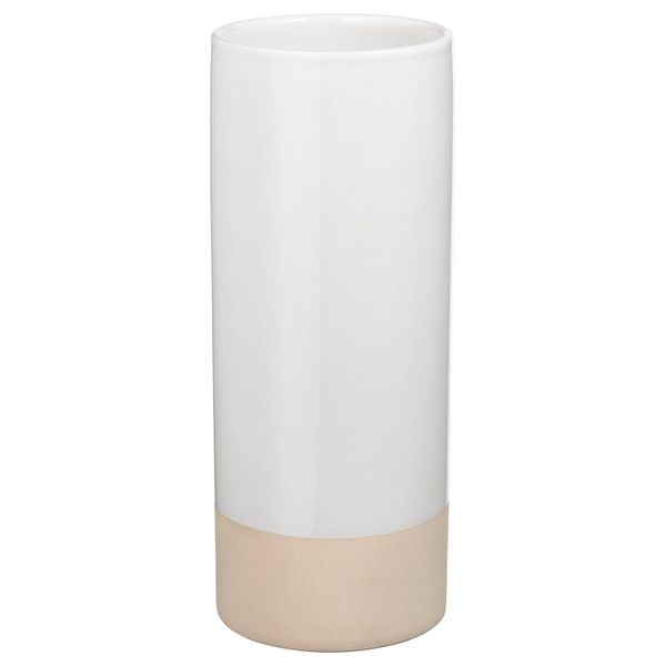 Ваза, белый, естественный, 21 см IKEA УППВАКТА 104.422.48 - фото 1