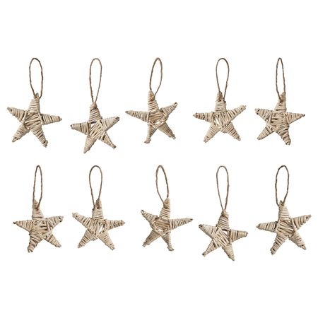 Украшение подвесное, ручная работа в форме звезды/естественный IKEA VINTER 2021 ВИНТЕР 2021 505.041.40