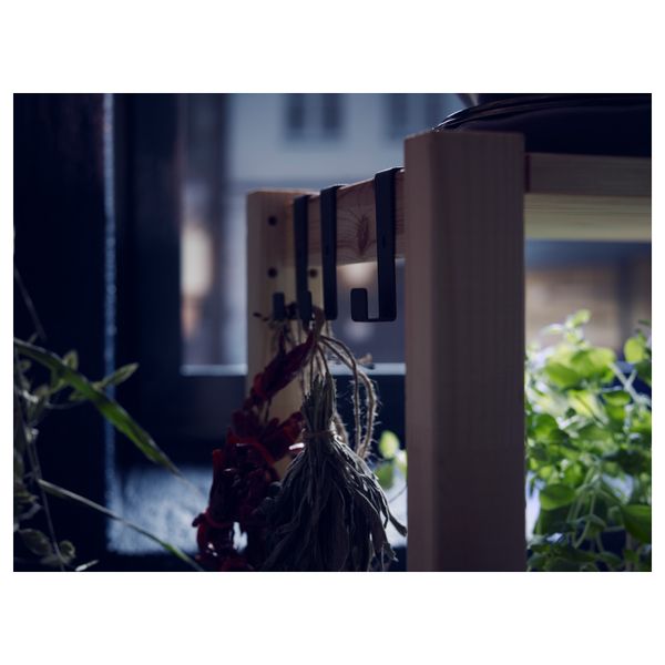 Крючок для боковой стойки ИВАР, серый - фото 3