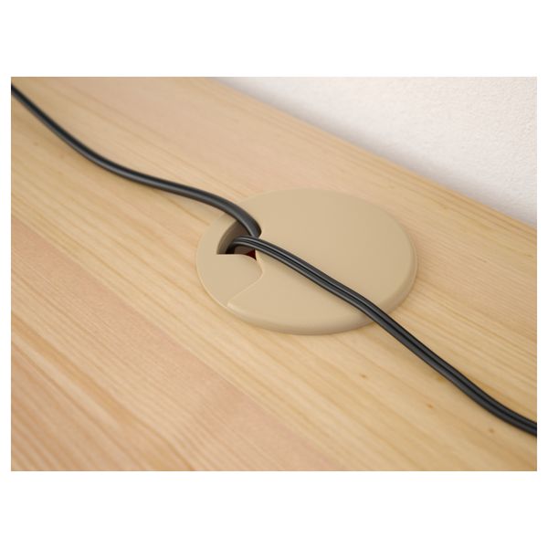 Письменный стол ХЕМНЭС, светло-коричневый (155x65 см) - фото 5