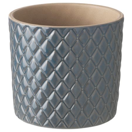 Кашпо, серый 9 см IKEA CHIAFRÖN ЧИАФРЁН 504.419.06
