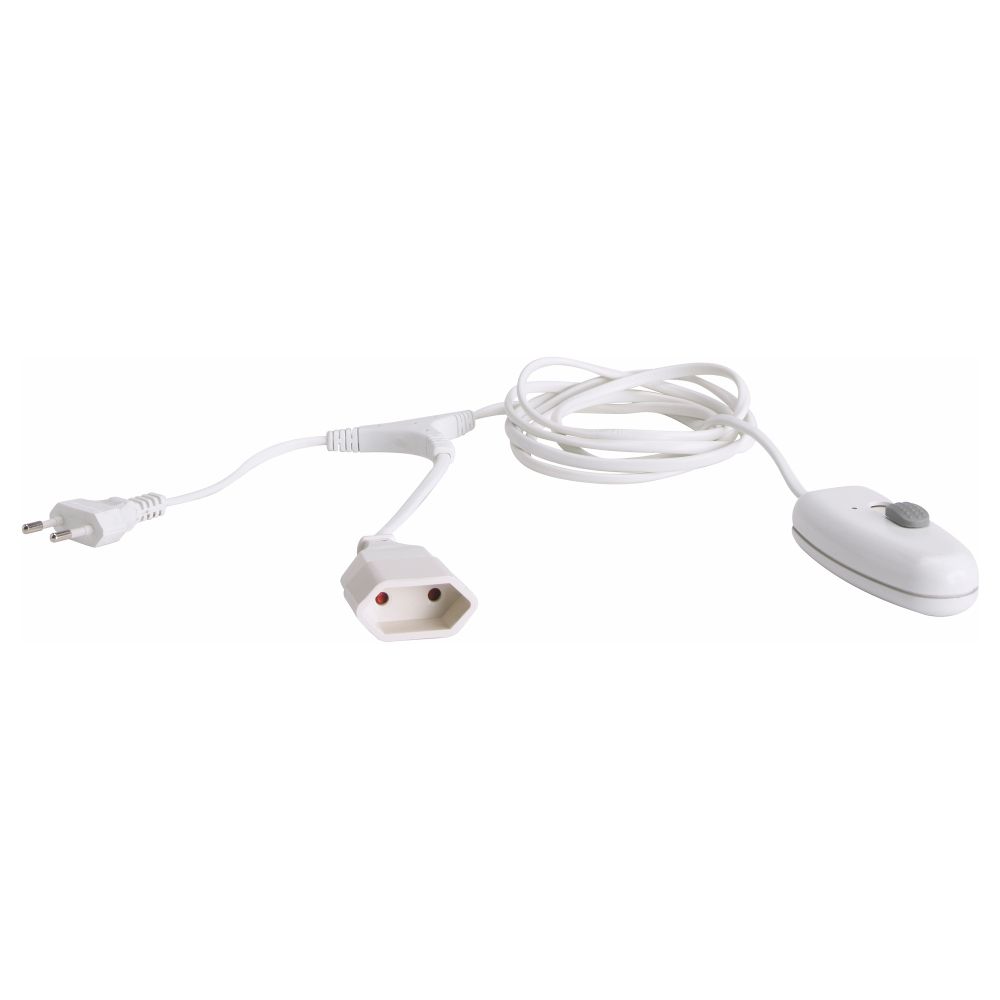 Регулятор освещения проводной ДИММА, белый - схема-чертеж с размерами