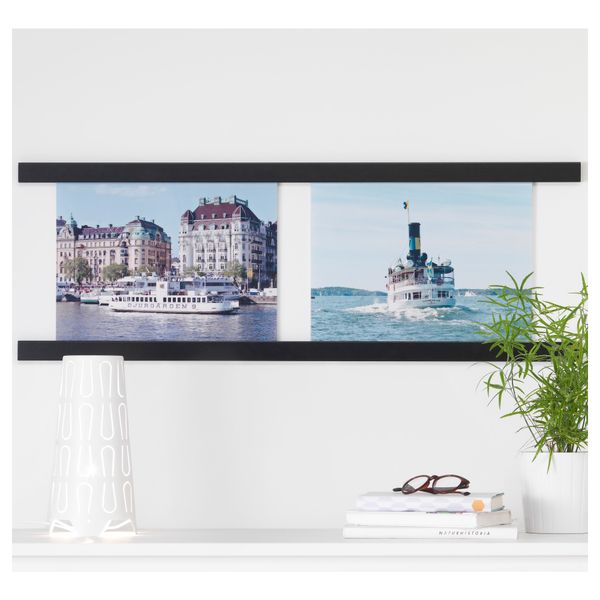 Рама для 3 картин НЭСВИКЕН, черный (101.7x45.9 см) - фото 3