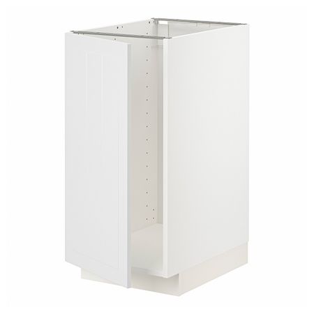 Напольный шкаф под мойку, сорт мусора, белый/Стенсунд белый 40x60 см IKEA METOD МЕТОД 794.446.69