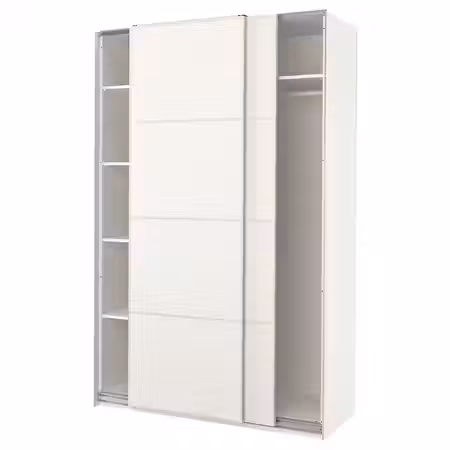 PAX / MEHAMN Гардероб - белый/двусторонний белый 150x66x236 см