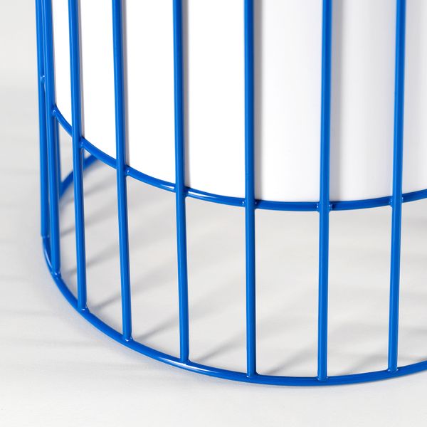 Лампа настольная, на солнечной батарее, синий, 15 см IKEA SOLVINDEN 205.939.77 - схема-чертеж с размерами