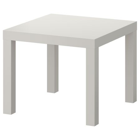 Придиванный столик ЛАКК, серый (55x55 см)