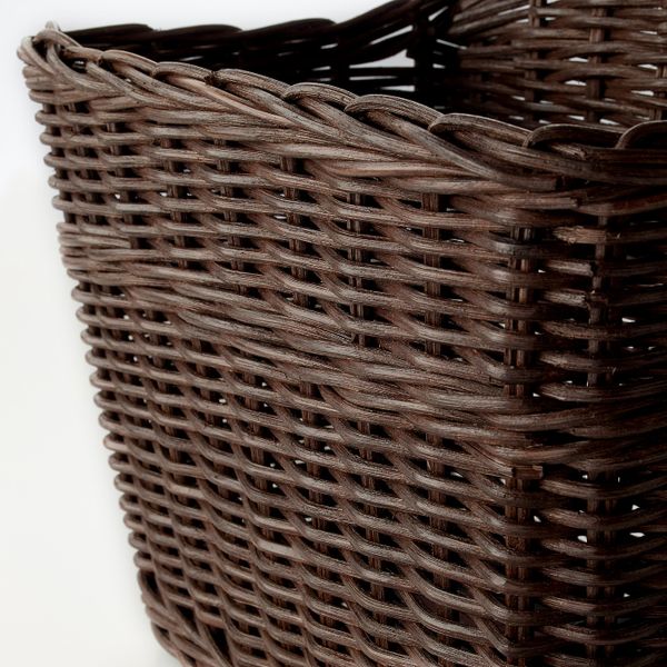 Корзина, темно-коричневый 39x23x35 см IKEA ГАББИГ 803.764.24 - фото 2