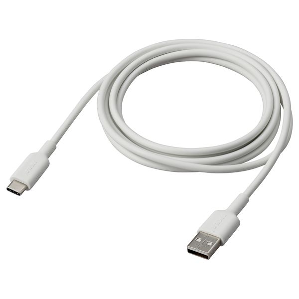 Кабель USB-A–USB-C, белый, 2 м IKEA SITTBRUNN 905.876.85 - фото 2