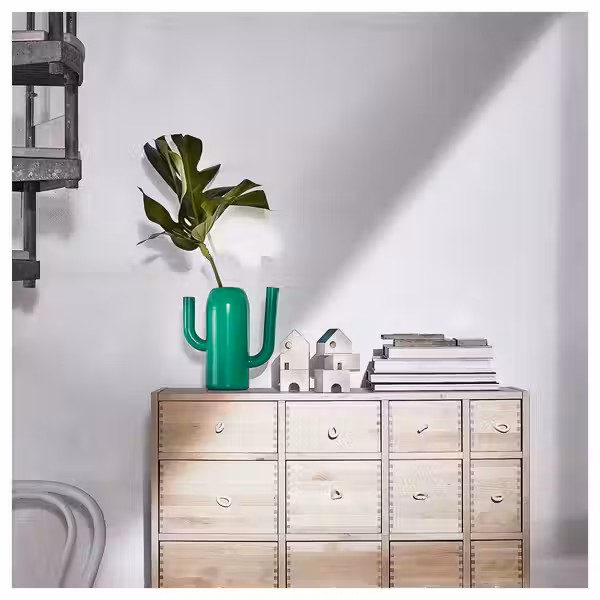 ÄRTBUSKE ЭРТБЮСКЕ Ваза/лейка - ярко-зеленый 24 см - фото 3