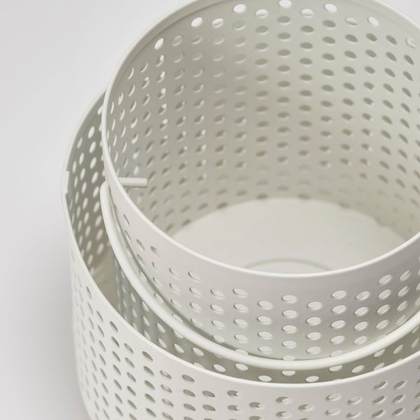 Фонарь для греющей свечи, белый 10 см IKEA BEHÄRSKA БЕГЕРСКА 504.432.79 - схема-чертеж с размерами