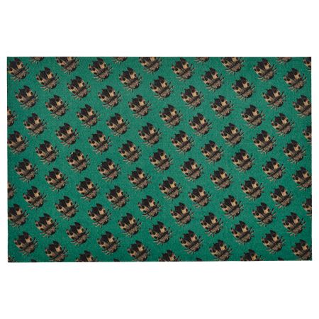 Придверный коврик для дома, 60x90 см, разноцветный, зеленый IKEA ANALYSERA 805.374.17