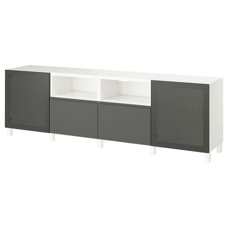 Тумба под ТВ, с дверцами и ящиками IKEA BESTÅ БЕСТО 195.750.07