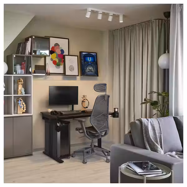 UTMANING УТМАНИНГ Геймерский стол - чёрный 120x80 см - фото 3