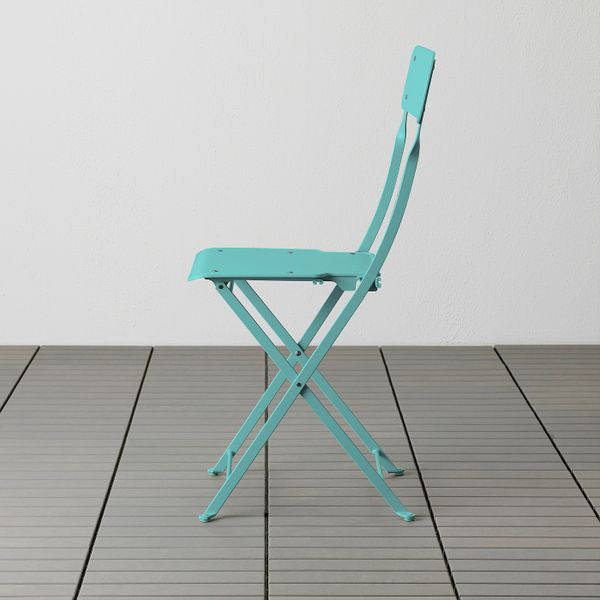 Садовый стул, складной/бирюзовый IKEA SALTHOLMEN САЛЬТХОЛЬМЕН 305.059.99 - фото 4
