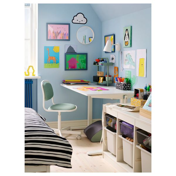 FISKBO Рама - серо-синий темный 21x30 см - схема-чертеж с размерами