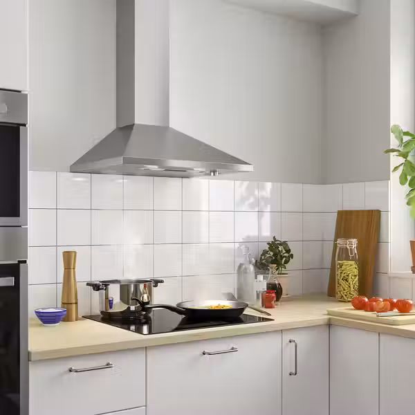 RYTMISK Вытяжка кухонная стен креп (колпак) - нержавеющая сталь 60 см - фото 2