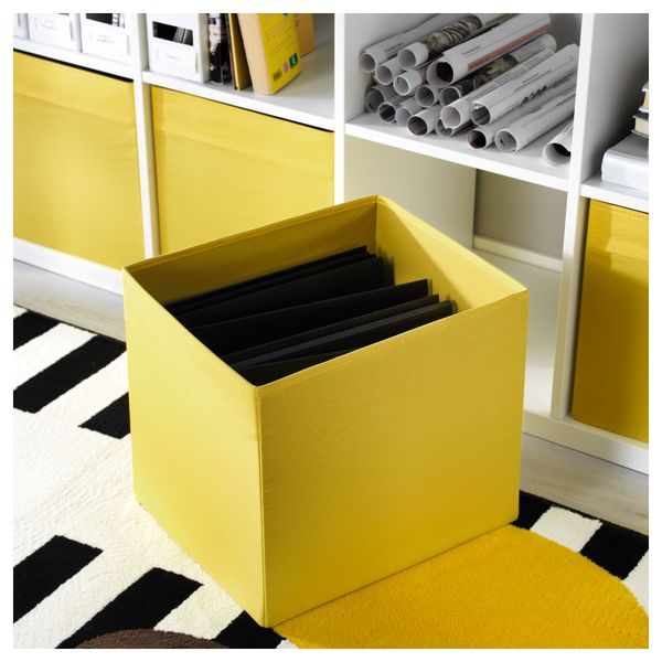 Коробка ДРЁНА, желтый (33x38x33 см) - фото 3