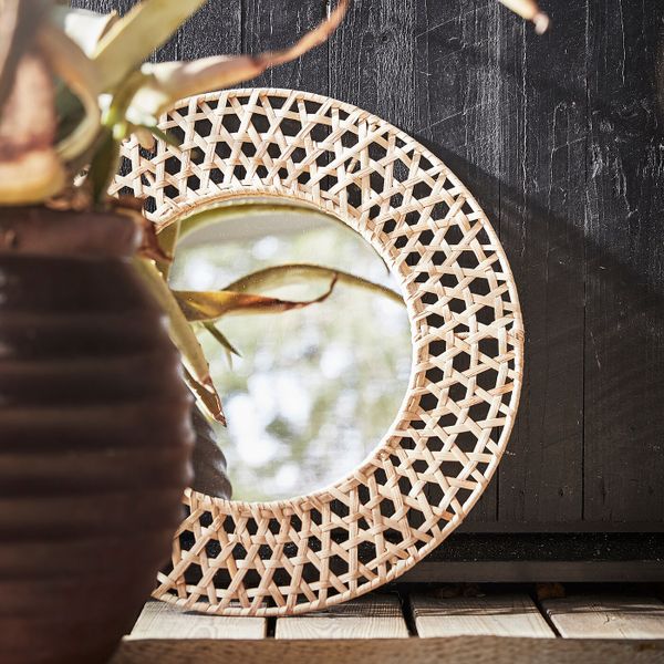 Зеркало, ротанг 50 см IKEA MISSVEDEN МИССВЕДЕН 204.691.57 - фото 5