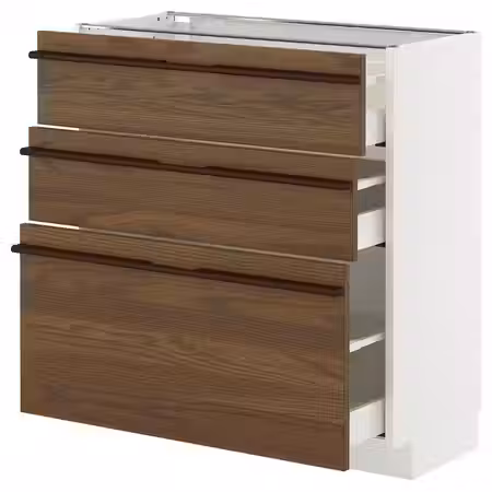 METOD / MAXIMERA Напольный шкаф с 3 ящиками