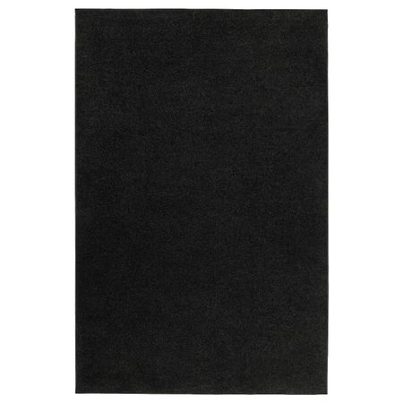Ковер, короткий ворс, черный 133x195 см IKEA SPORUP СПОРУП 304.876.41