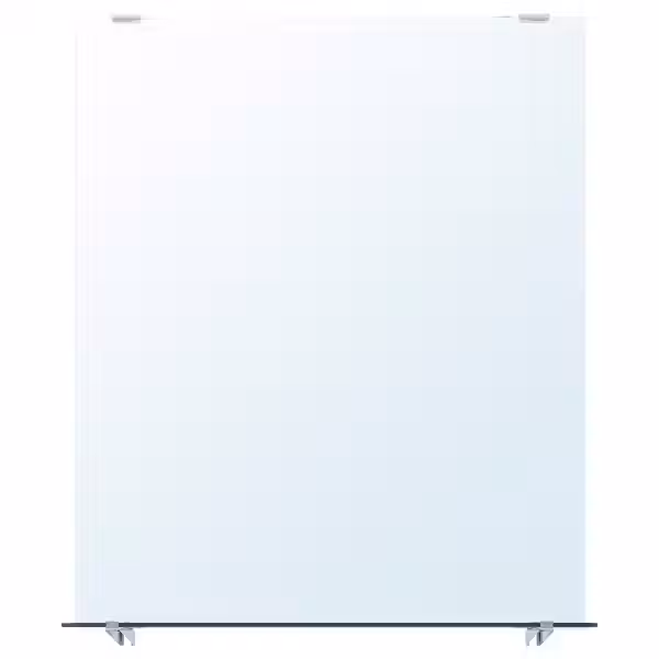 NYSJÖN Зеркало с полкой - белый 50x60 см - фото 1