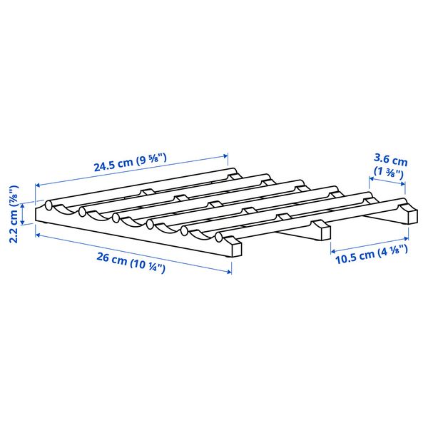 IKEA, дополнительный ракурс - схема-чертеж с размерами