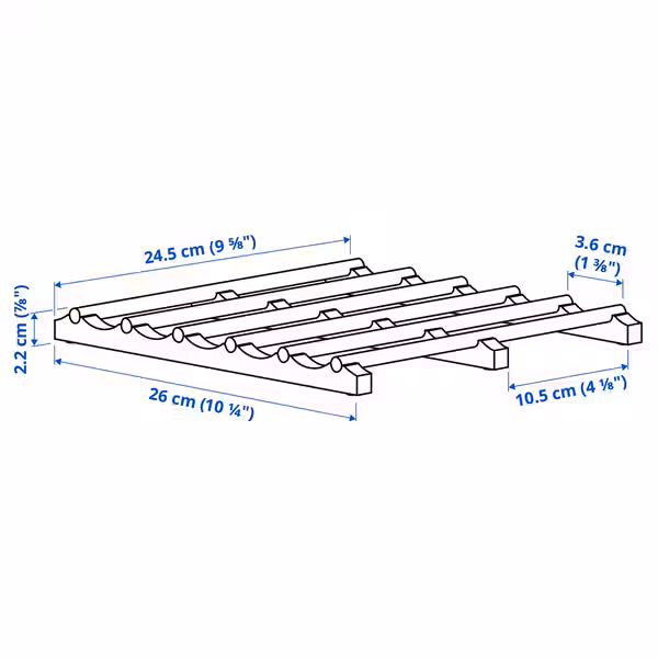 IKEA, дополнительный ракурс - схема-чертеж с размерами