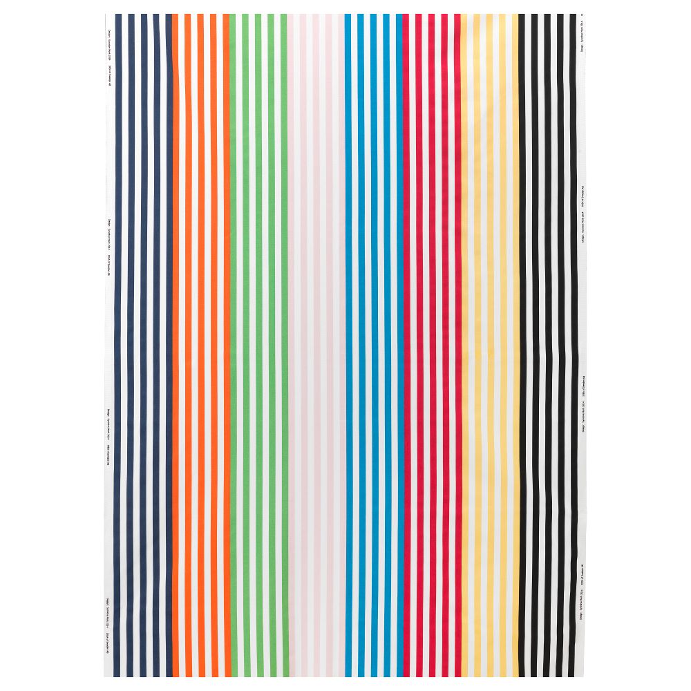 Ткань ГИТМАЙ, полоска, разноцветный (150 см) - схема-чертеж с размерами