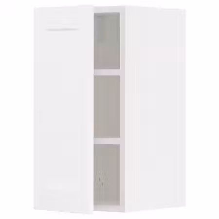 METOD Навесной шкаф с полками - белый Enköping/белый под дерево 30x60 см