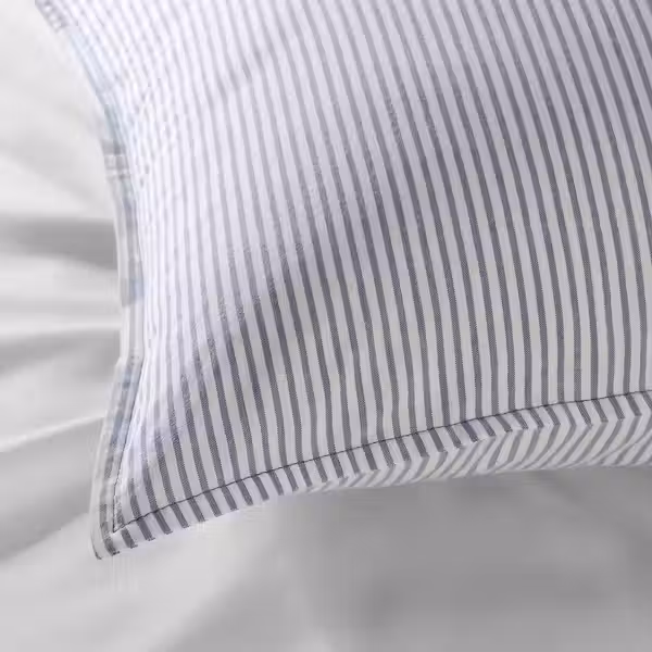 SOLFIBBLA СОЛФИББЛА Наволочка - белый синий/полоска 50x60 см - схема-чертеж с размерами