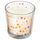 Ароматическая свеча в стакане СИНЛИГ, Ванильное удовольствие, сердце круги (7.5 см)