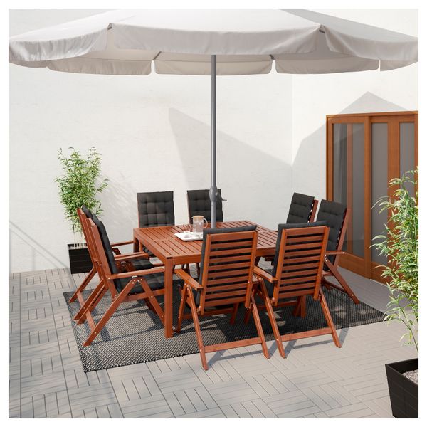 Зонт от солнца ЛЬЮСТЕРЭ, бежевый (400 см) - фото 2