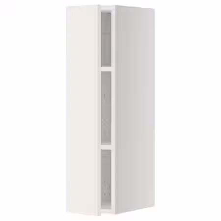 METOD Навесной шкаф с полками - белый/Veddinge белый 20x80 см