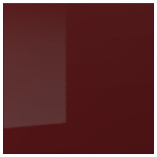 Дверь, глянцевый темный красно-коричневый 60x60 см IKEA KALLARP КАЛЛАРП 904.348.57 - фото 1