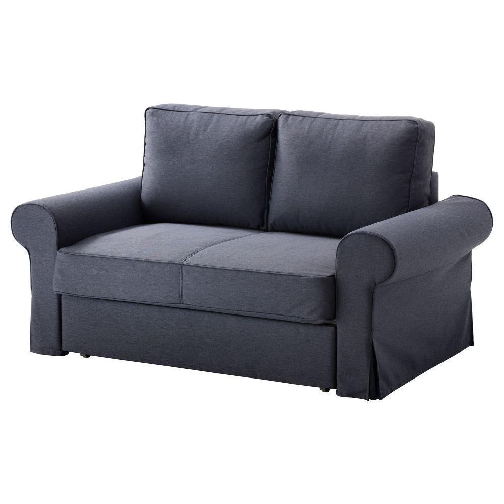 Диван-кровать 2-местная БАККАБРУ / МАРИЕБЮ, Йонсбуда синий - фото 1