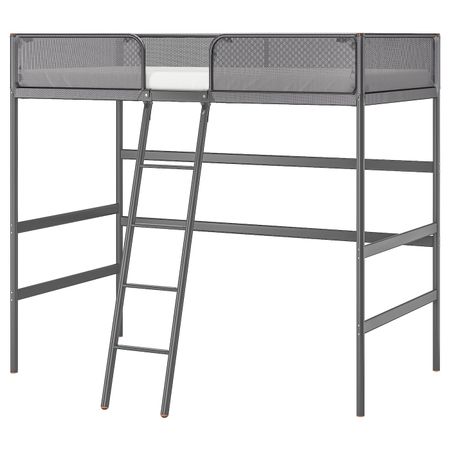 Каркас кровати-чердака, темно-серый 90x200 см IKEA TUFFING ТУФФИНГ 003.668.29