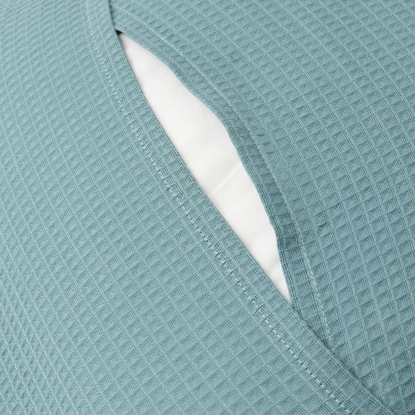 Чехол на подушку, серо-бирюзовый 50x50 см IKEA EBBATILDA ЭББАТИЛЬДА 604.930.18 - фото 3