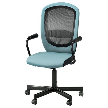 Вращающееся легкое кресло ФЛИНТАН / НОМИНЕЛЬ, бирюзовый