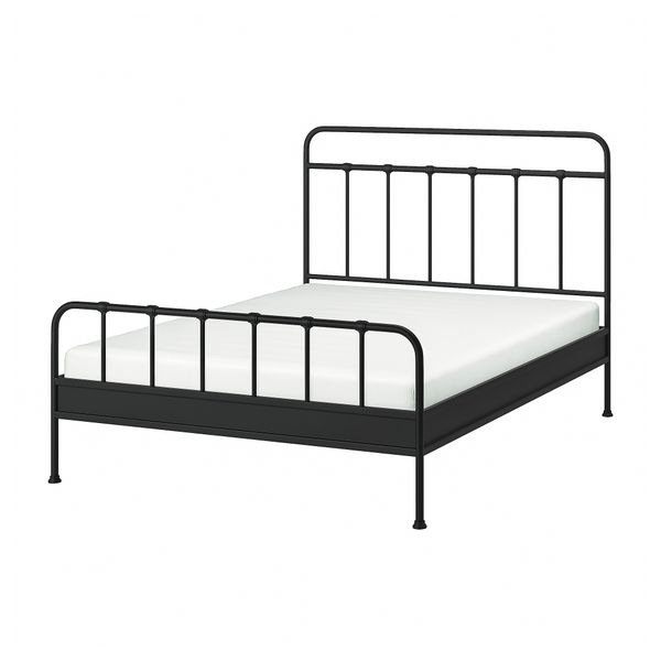 Каркас кровати, антрацит, Lindbåden, 160x200 см IKEA STJÄRNÖ 795.634.45 - фото 2