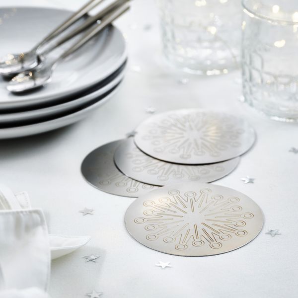 Подставка, нержавеющая сталь, 9 см IKEA FRÖJDA 005.814.47 - схема-чертеж с размерами