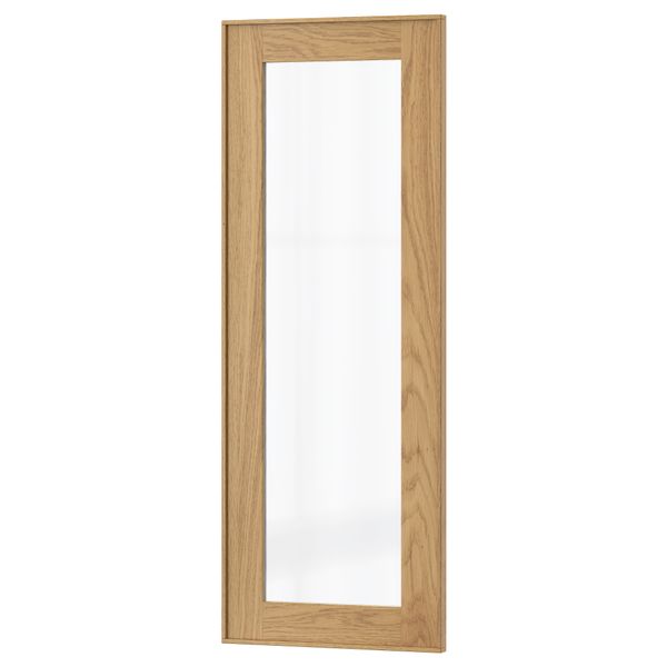 Стеклянная дверь ЭКЕСТАД, дуб - фото 1