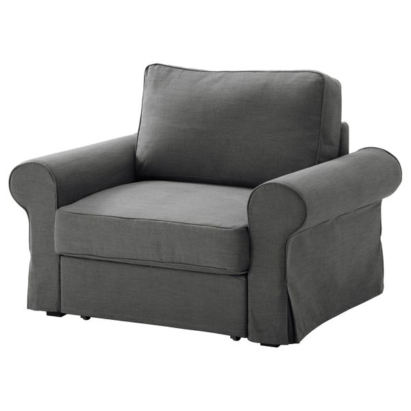 Кресло-кровать БАККАБРУ / МАРИЕБЮ, Сванби серый - фото 1