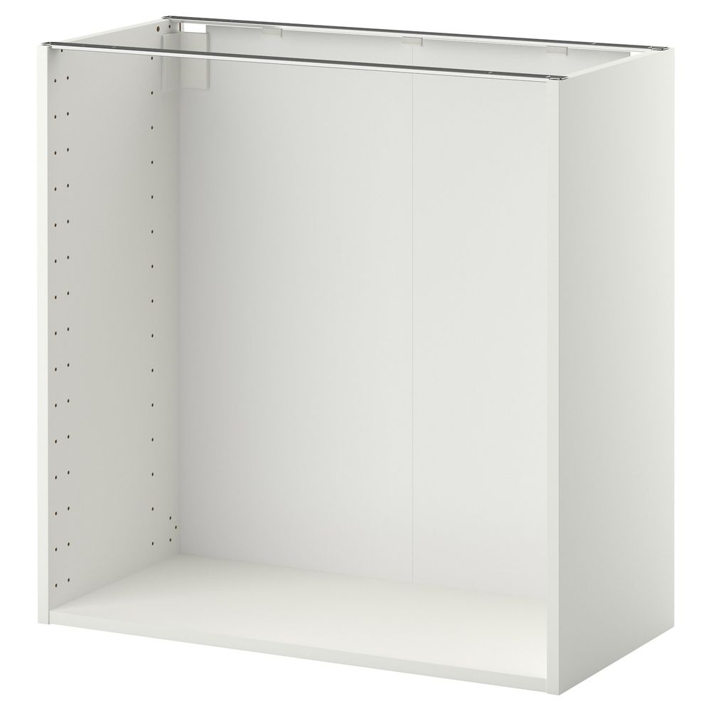 Каркас напольного шкафа, белый 80x37x80 см IKEA METOD МЕТОД 503.679.87 - схема-чертеж с размерами