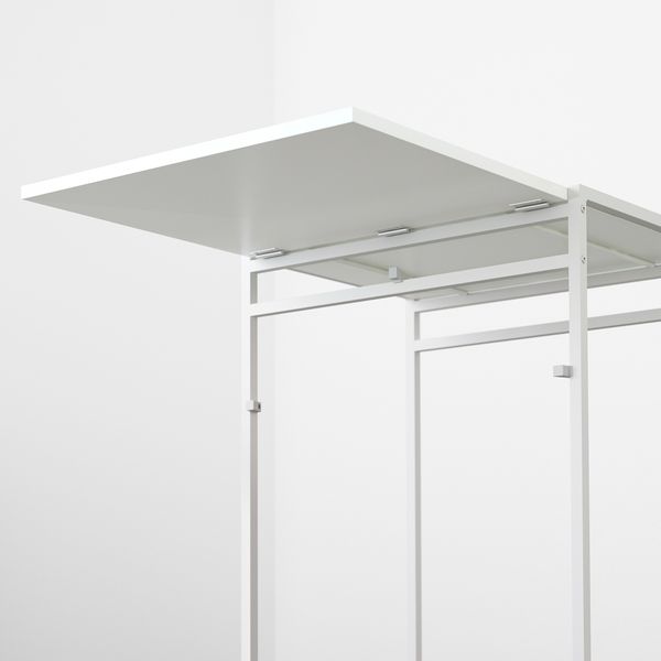 Стол с откидной полой, белый, 48, 92x60 см IKEA MUDDUS 101.600.74 - фото 4